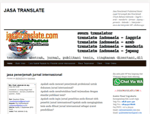 Tablet Screenshot of jasatranslate.com